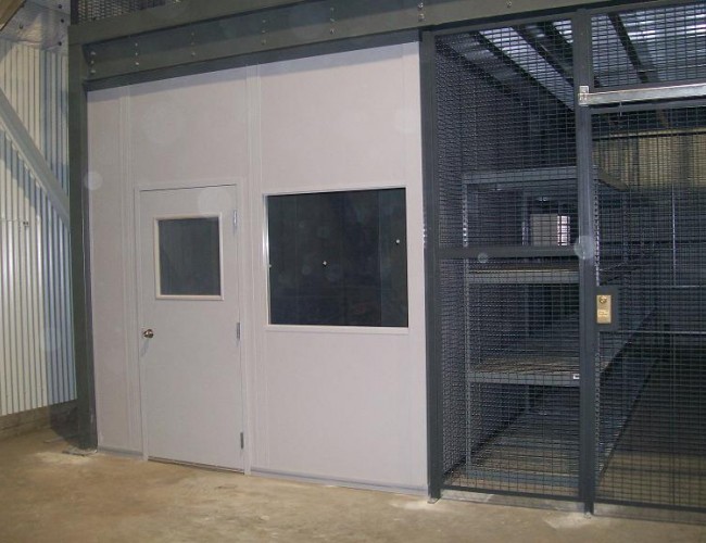 Pic 4 Carswell Air Force Base Mezz & Wire Mesh Partition